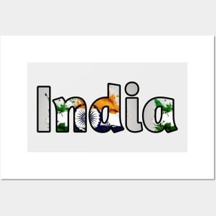 Indian flag Posters and Art